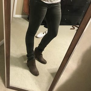 Rock revival olive jeans